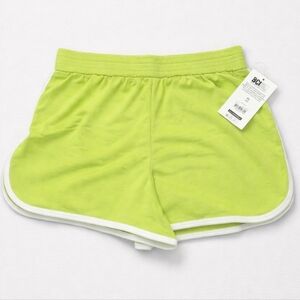 No Boundaries XS Neon Green Athletic Shorts